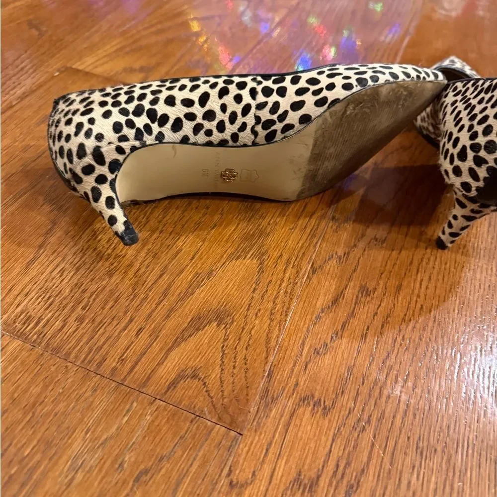 Leopard Print Women's Ann Taylor size 5 kitten heels